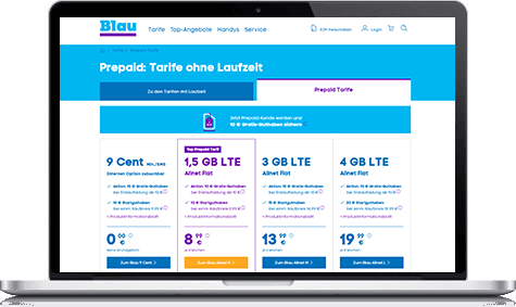 Blau De Prepaid Tarife Im Dezember Im Vergleich