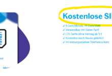 Lebara SIM-Karte: Kostenlos ohne Versandkosten